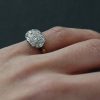 14k Gold Ring w/ Diamond / size: 2.75 - Image 2