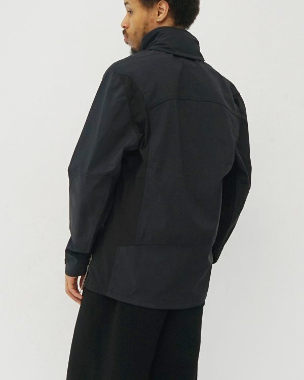 Black Stretch Tech Jacket - Image 4
