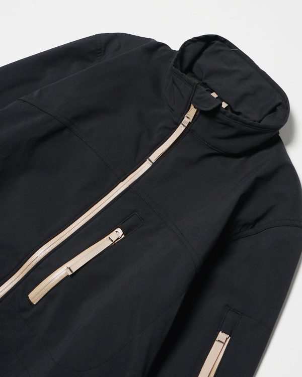 Black Stretch Tech Jacket - Image 9
