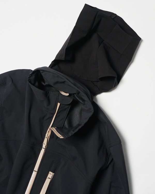 Black Stretch Tech Jacket - Image 10