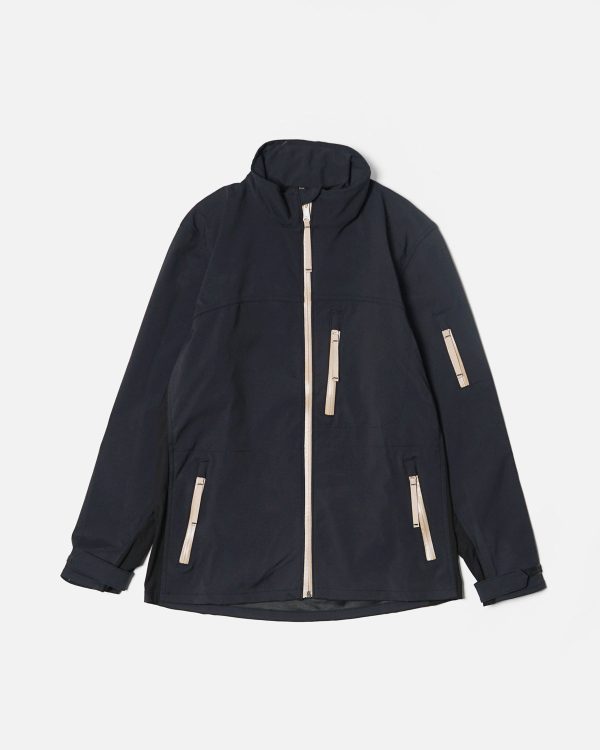 Black Stretch Tech Jacket - Image 5