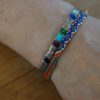 Silver Bracelet w/ Multi Stones - Image 2